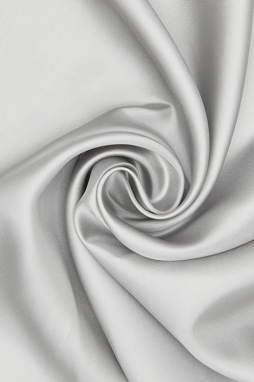 Vakko Düz Twill İpek Eşarp - Gri