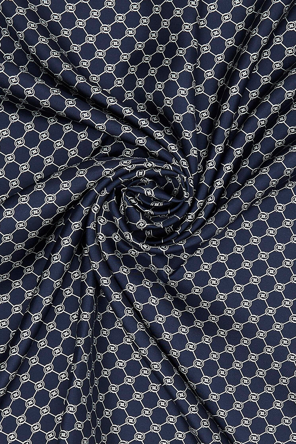Vakko Twill İpek Eşarp - Özel Seri - Lacivert
