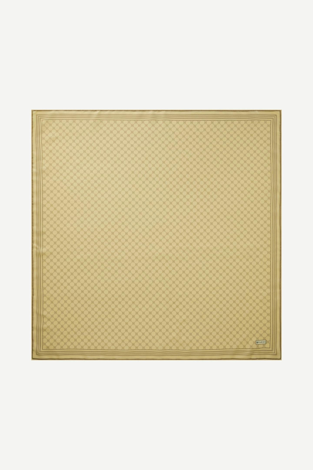 Vakko Twill İpek Eşarp - Özel Seri - Sarı