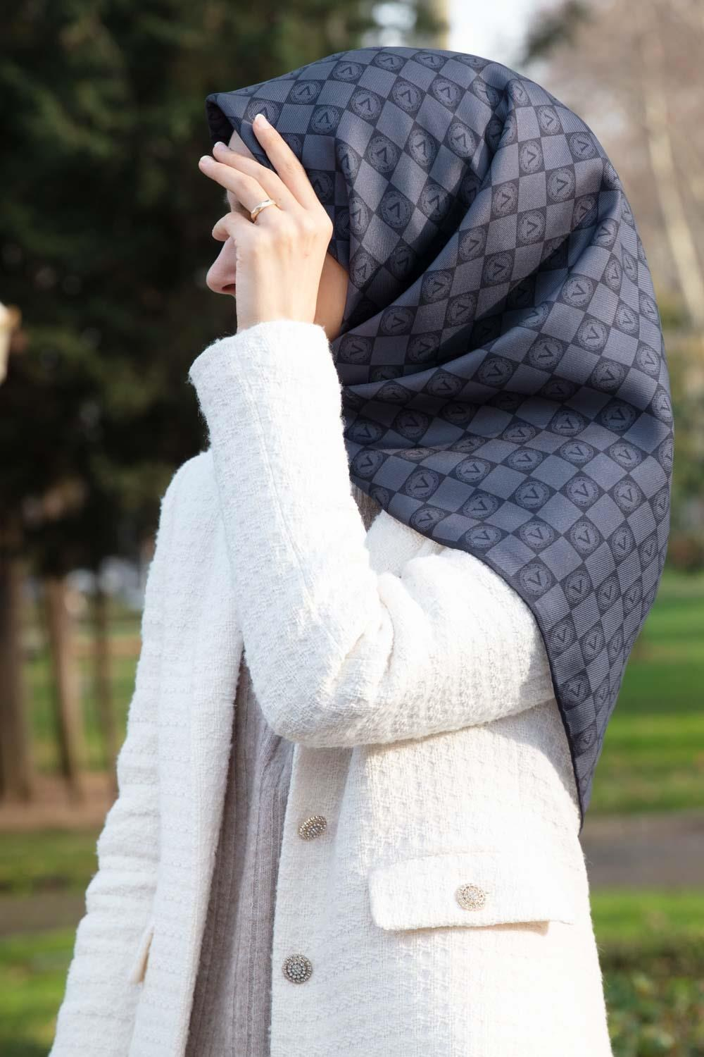 Vissona Exclusive Twill İpek Eşarp - 50877 - 0029