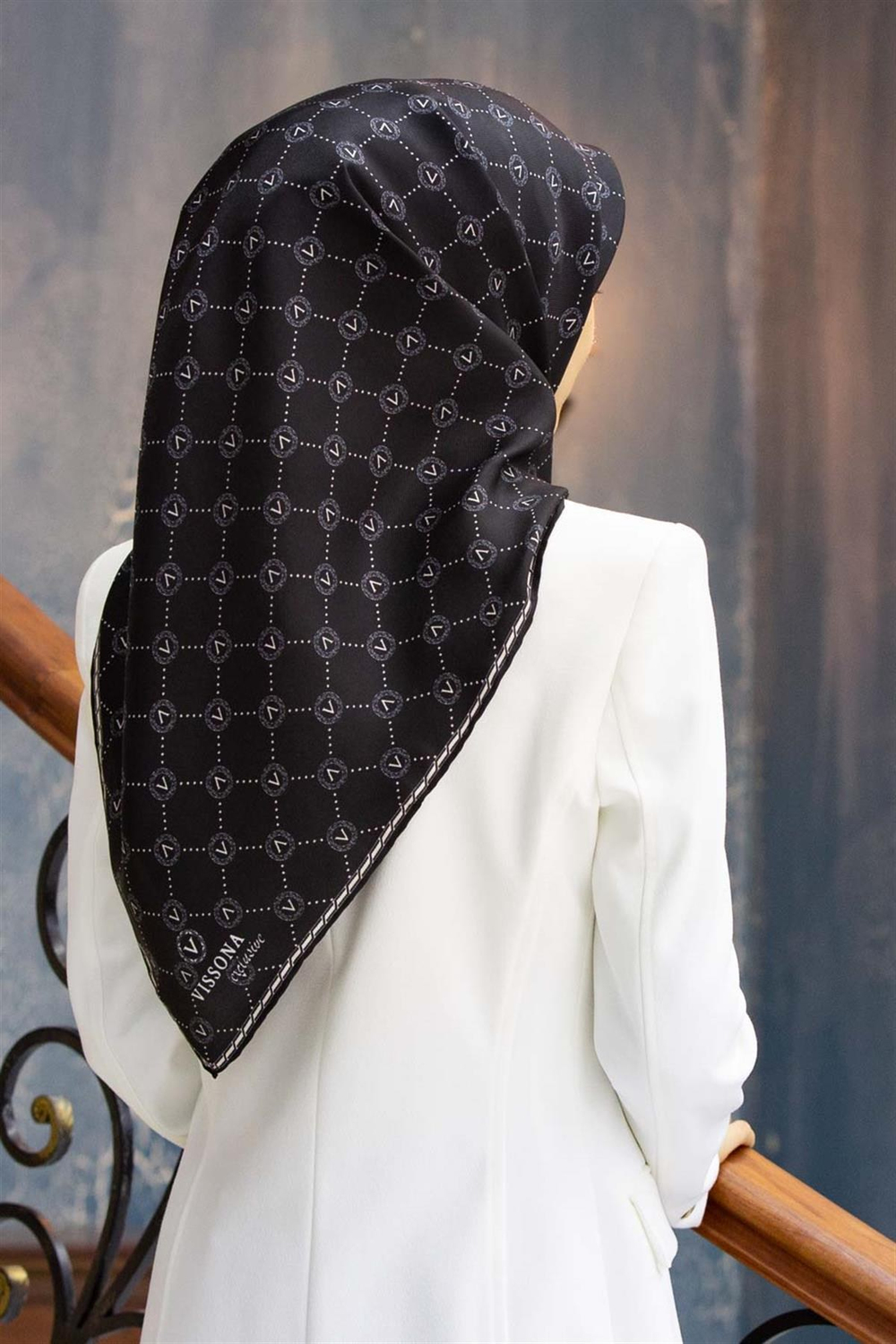Vissona Exclusive Twill İpek Eşarp - 50892 - 0001-0003