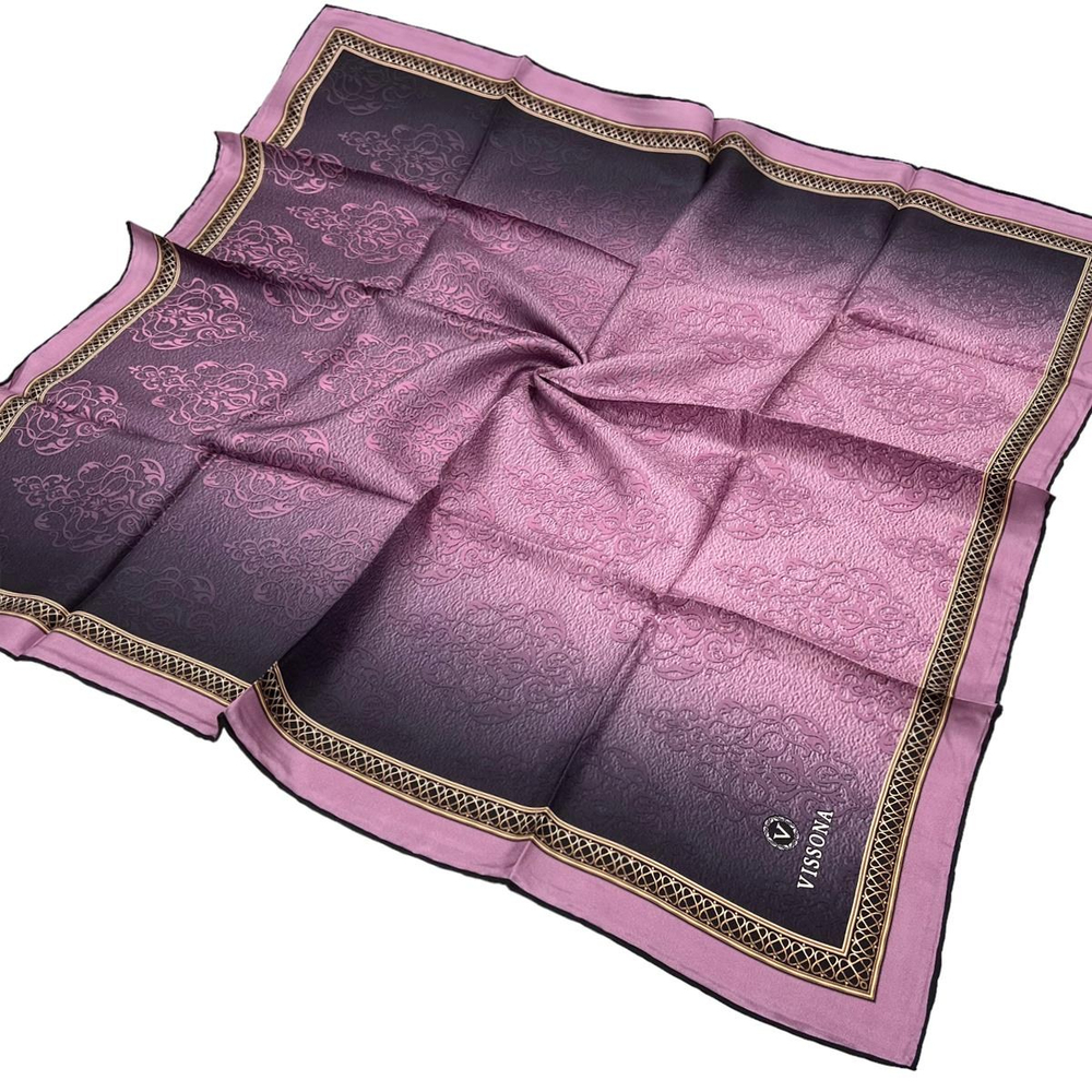 Vissona Twill İpek Eşarp - 10655 - 0026