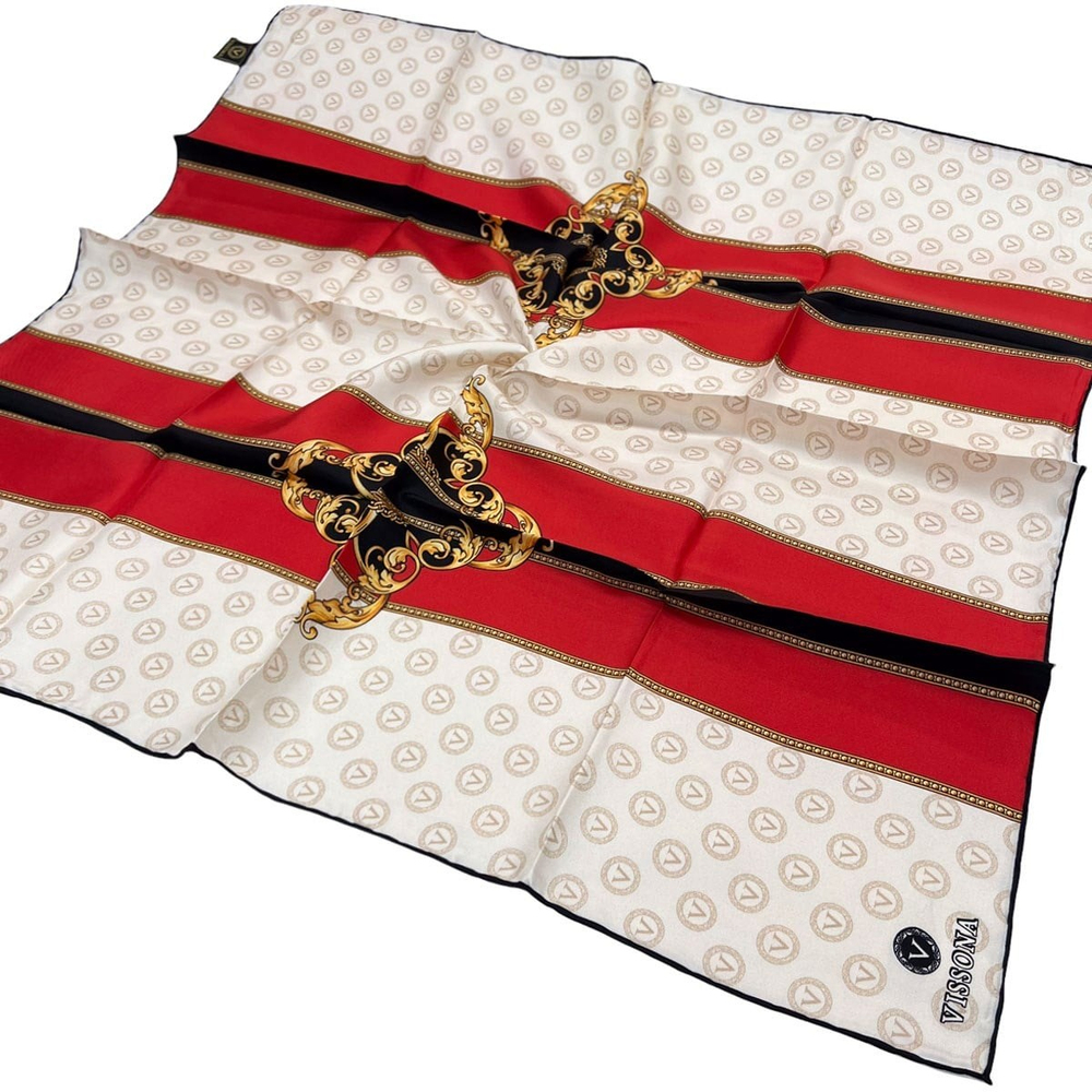 Vissona Twill İpek Eşarp - 12405 - 0017-0003