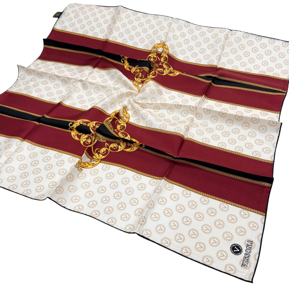Vissona Twill İpek Eşarp - 12405 - 0018-0003