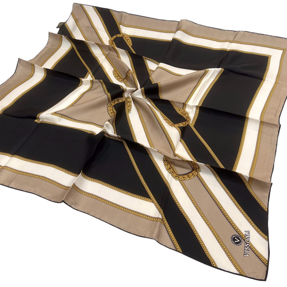 Vissona Twill İpek Eşarp - 14169 - 0001-0004