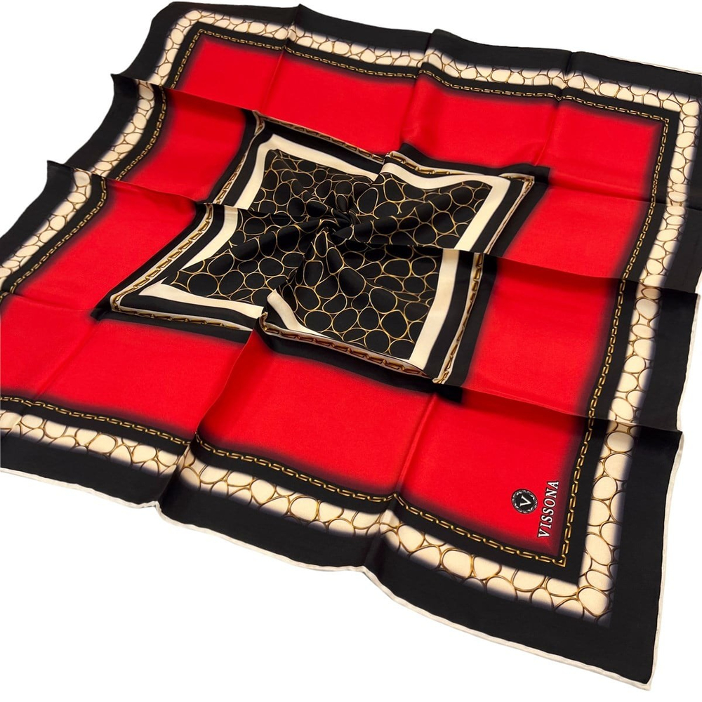 Vissona Twill İpek Eşarp - 17147 - 0017-0001