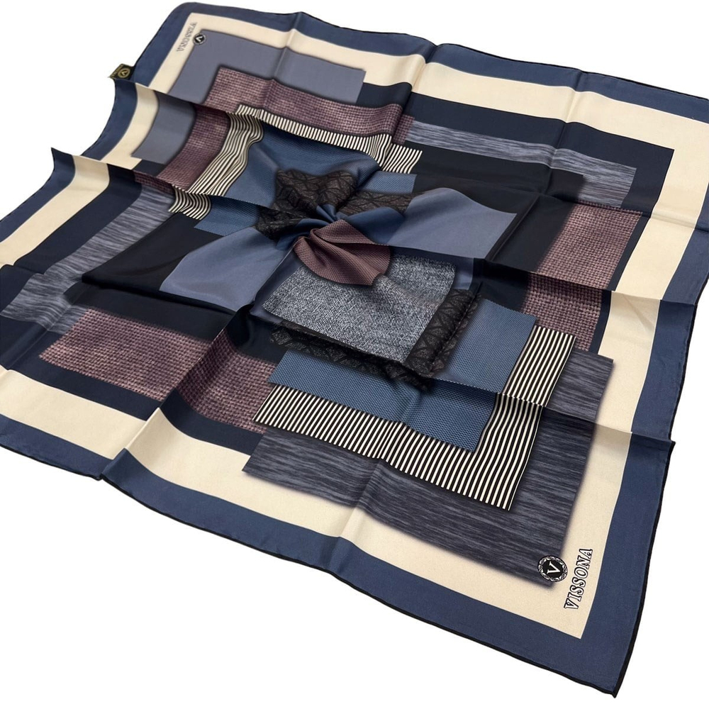 Vissona Twill İpek Eşarp - 17176 - 0019-0030