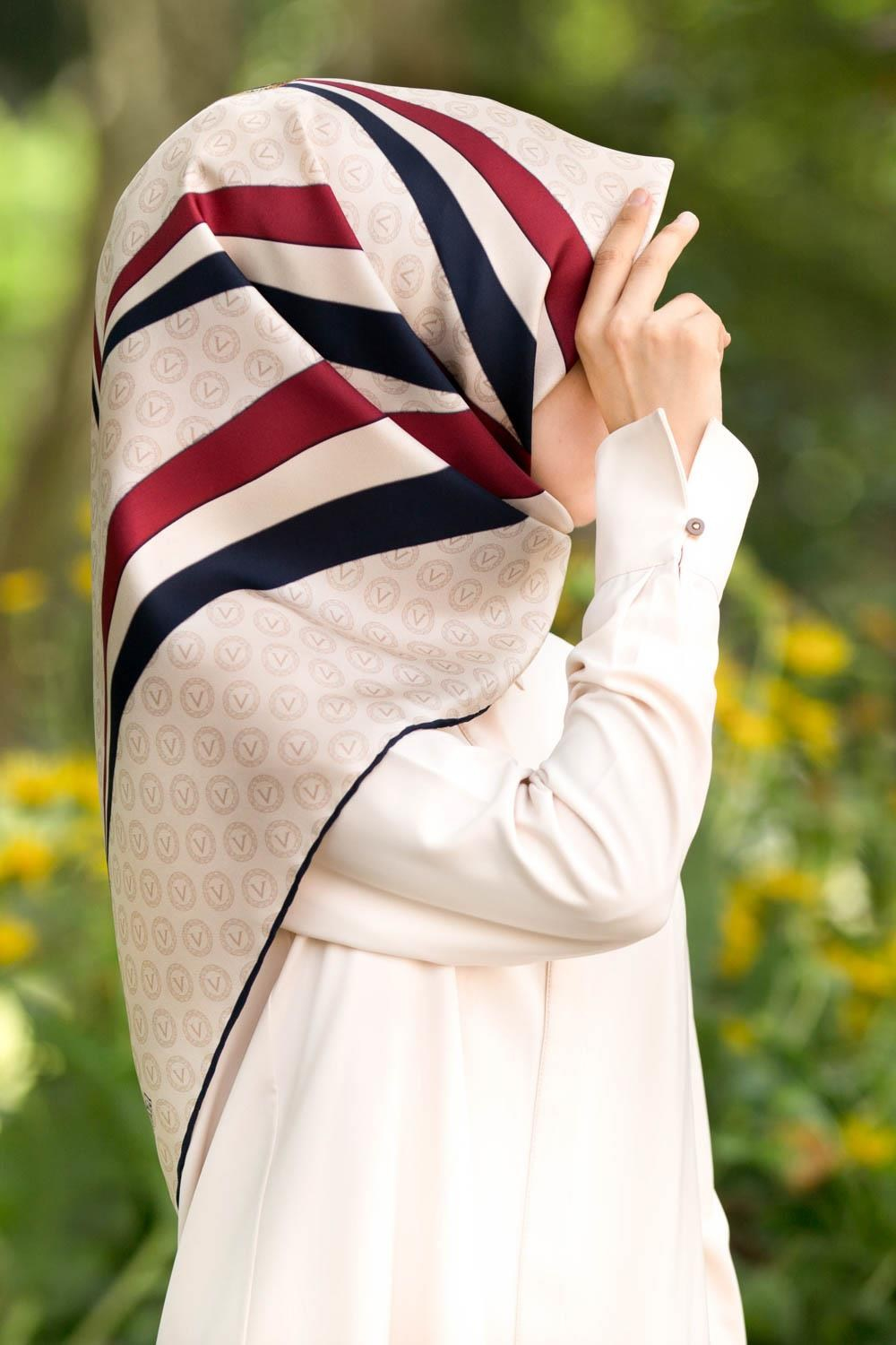 Vissona Twill İpek Eşarp - 17505 - 0018-0033