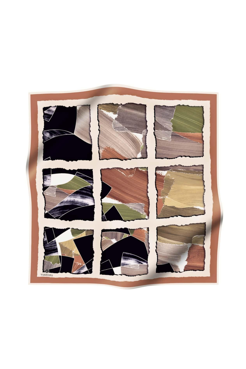 Vissona Twill İpek Eşarp - 17542 - 0015-0037