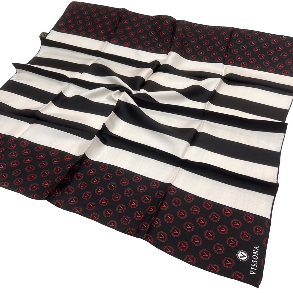 Vissona Twill İpek Eşarp - 5139 - 0001-0018