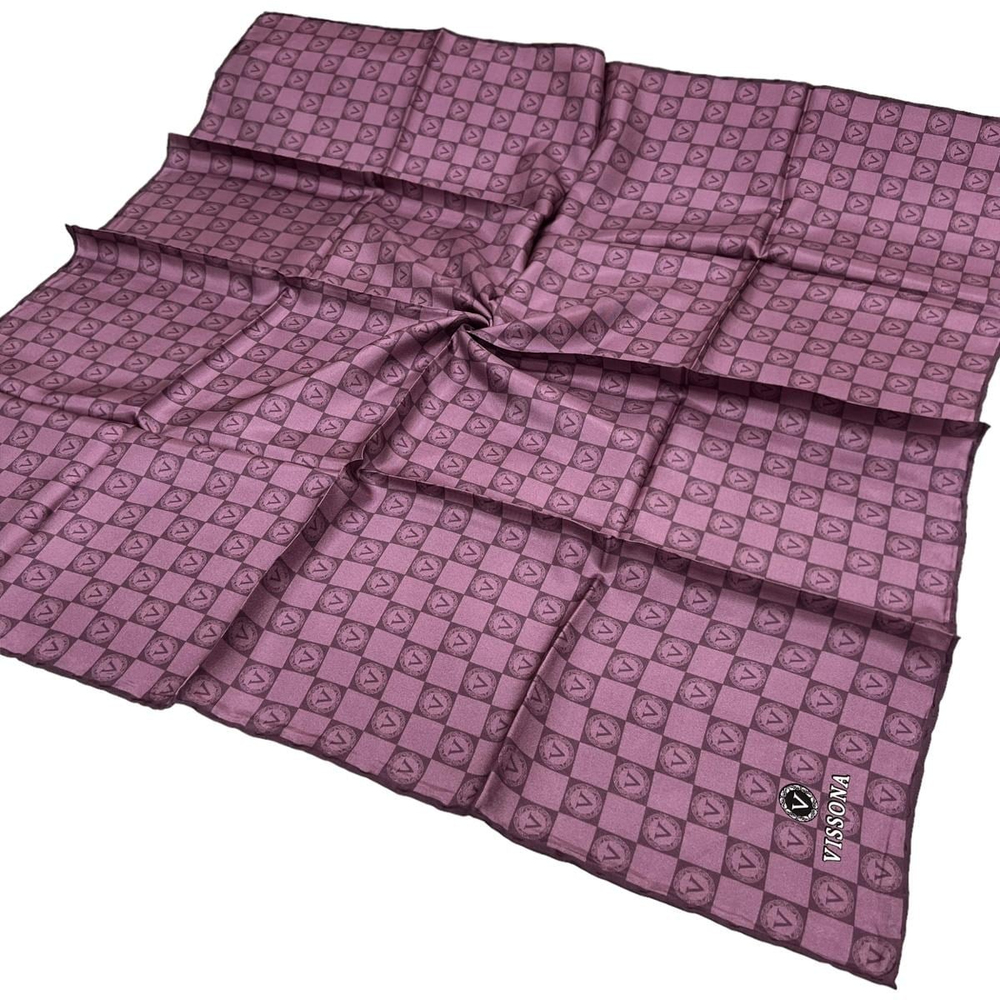 Vissona Twill İpek Eşarp - 51495 - 35486