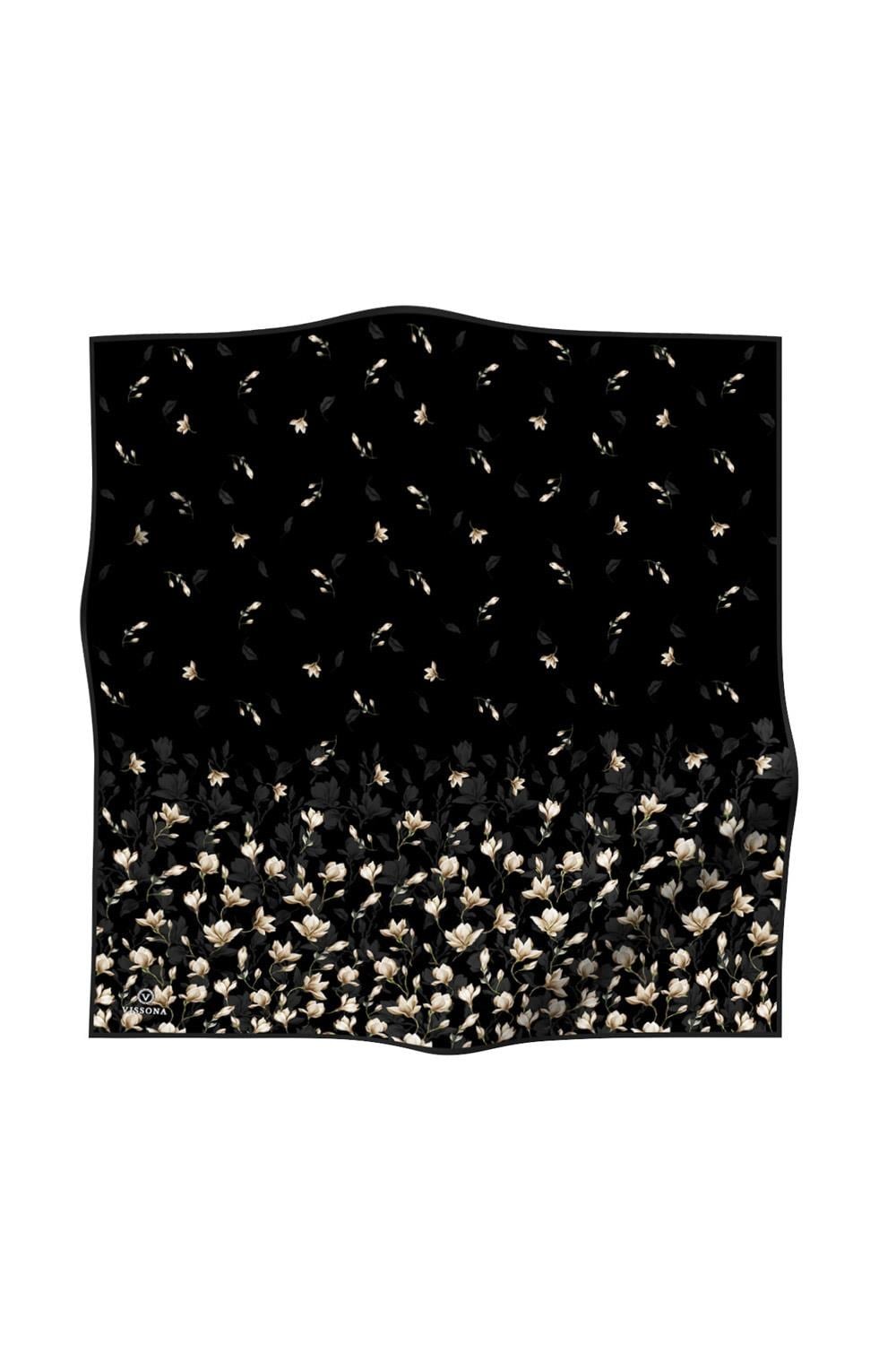 Vissona Twill İpek Eşarp - 51776 - 0001