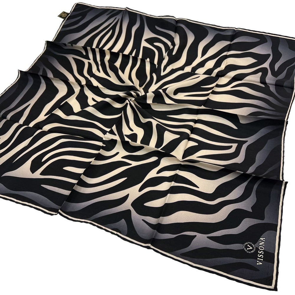 Vissona Twill İpek Eşarp - 6259 - 0003-0001