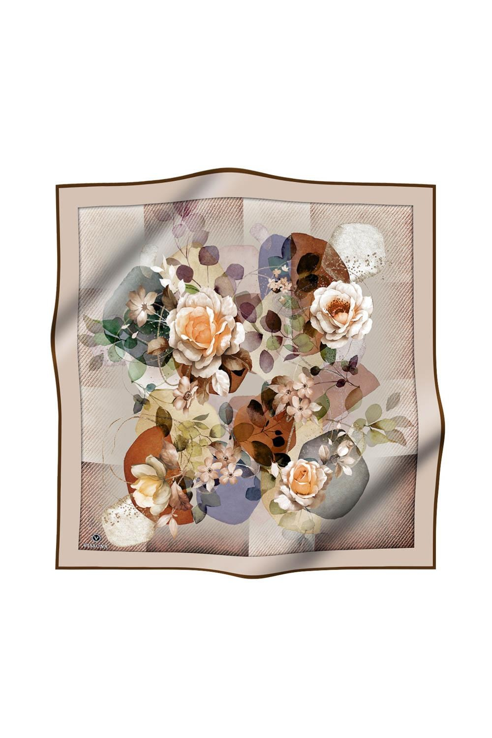 Vissona Twill İpek Eşarp - 941 - 0014-0011