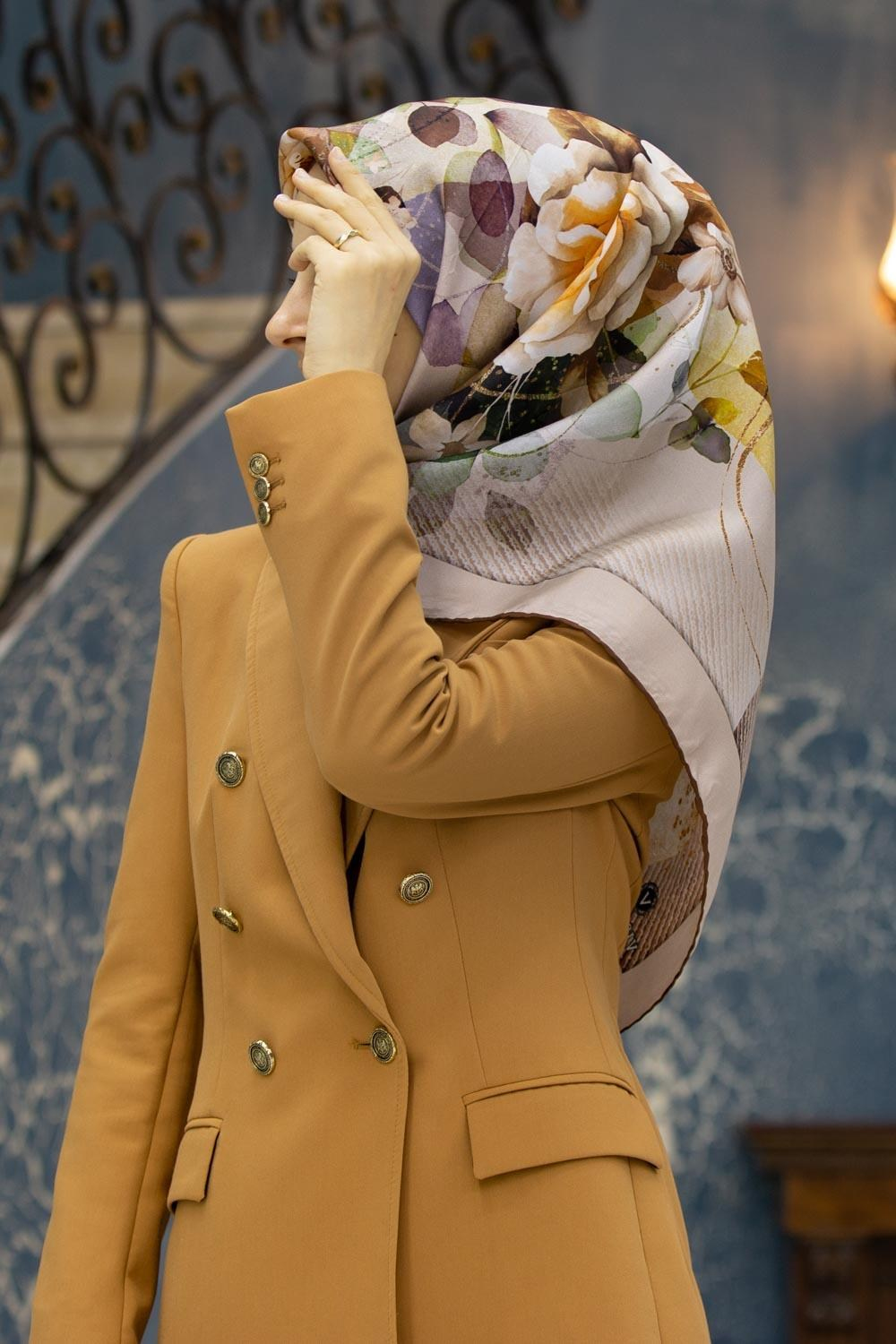 Vissona Twill İpek Eşarp - 941 - 0014-0011