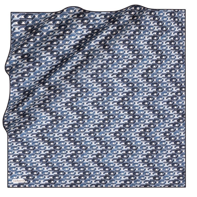 Cacharel İpek Eşarp Twill - 9050313-921 Lacivert Mavi