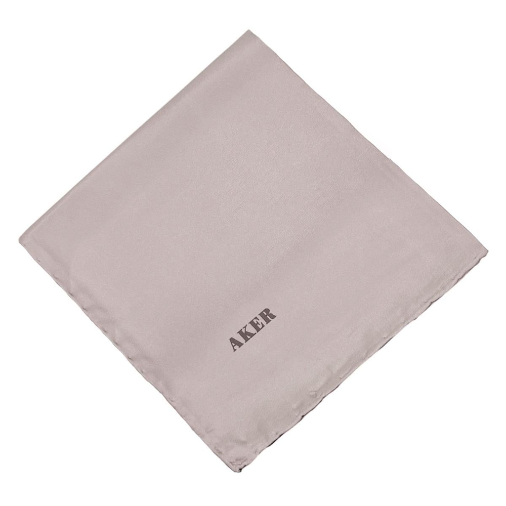 Aker Düz İpek Eşarp Twill - Açık Pudra 977