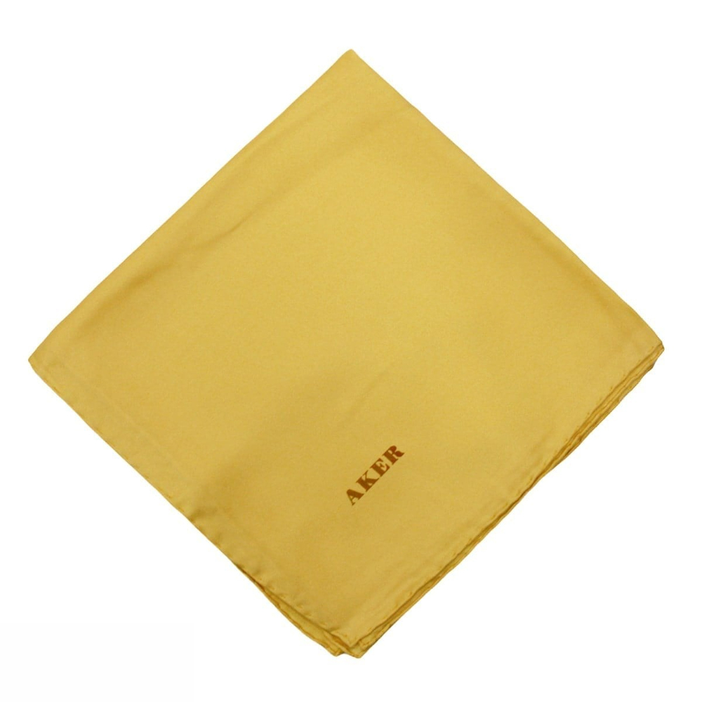 Aker Düz İpek Eşarp Twill - Sarı 962
