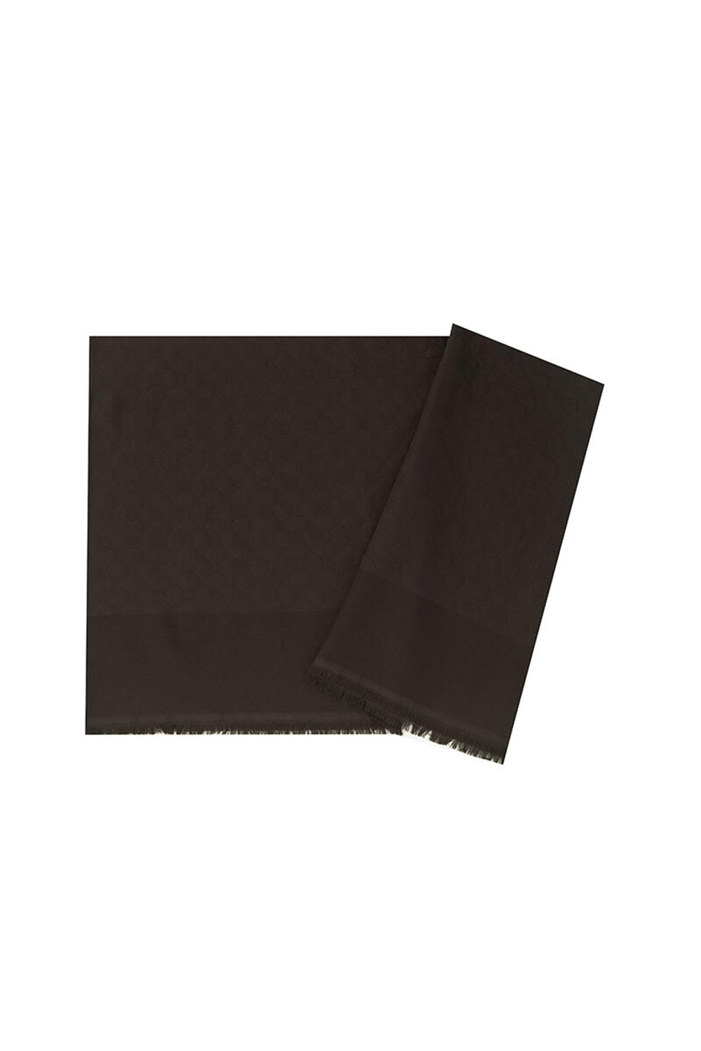 Aker Elegance Monogram Şal - Siyah 911