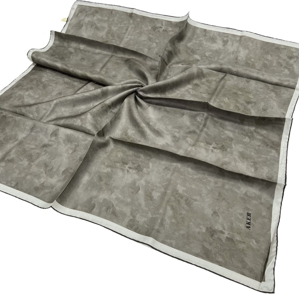 Aker İpek Eşarp - 7208713-936 Soft Vizon Twill