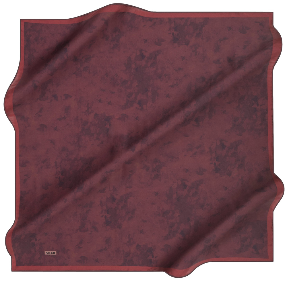 Aker İpek Eşarp - 7208713-942 Bordo Twill