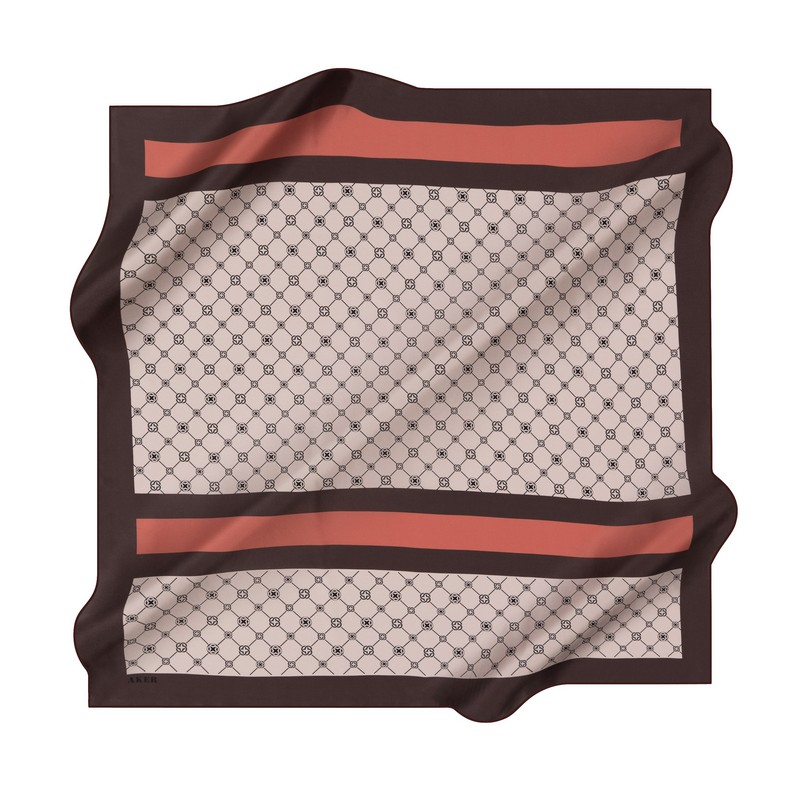 Aker İpek Eşarp - 8901713-913 Taş Vizon Twill