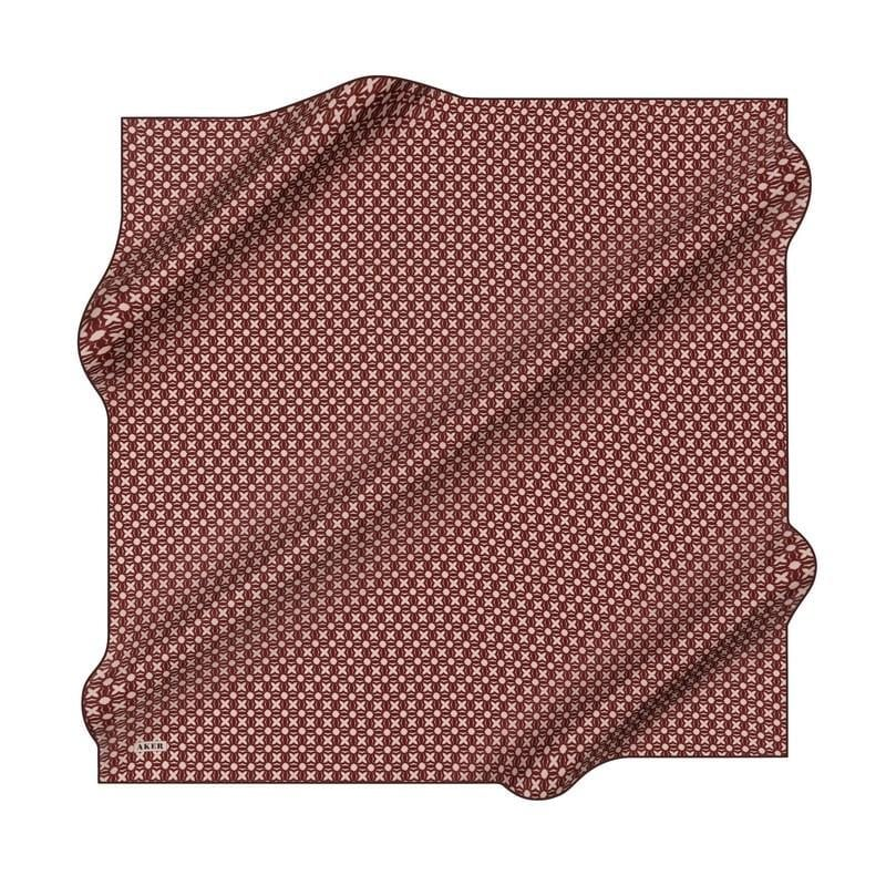 Aker İpek Eşarp - 8921713-941 Bordo Twill