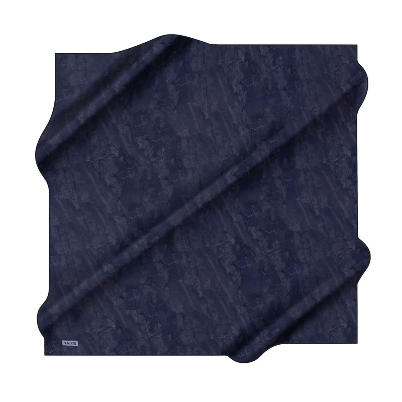 Aker İpek Eşarp - 8925713-922 Koyu Lacivert Twill