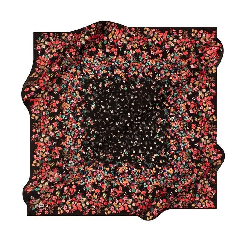 Aker İpek Eşarp - 8931713-913 Siyah Twill