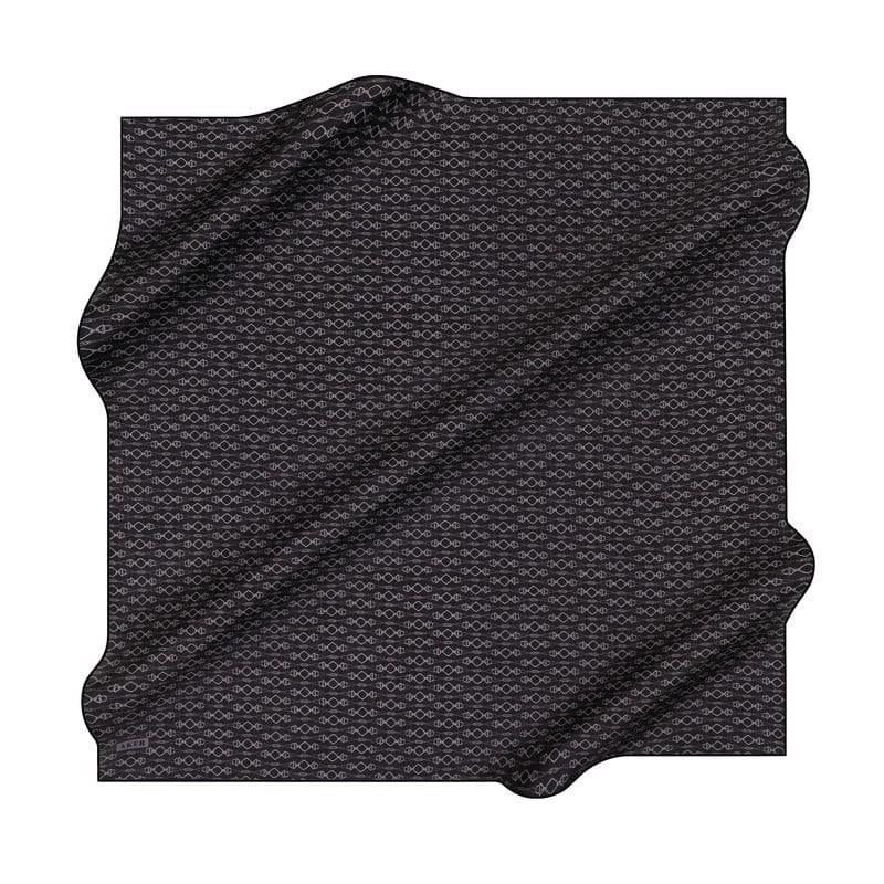 Aker İpek Eşarp - 8985713-911 Siyah Twill