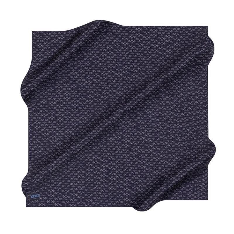 Aker İpek Eşarp - 8985713-921 Lacivert Twill