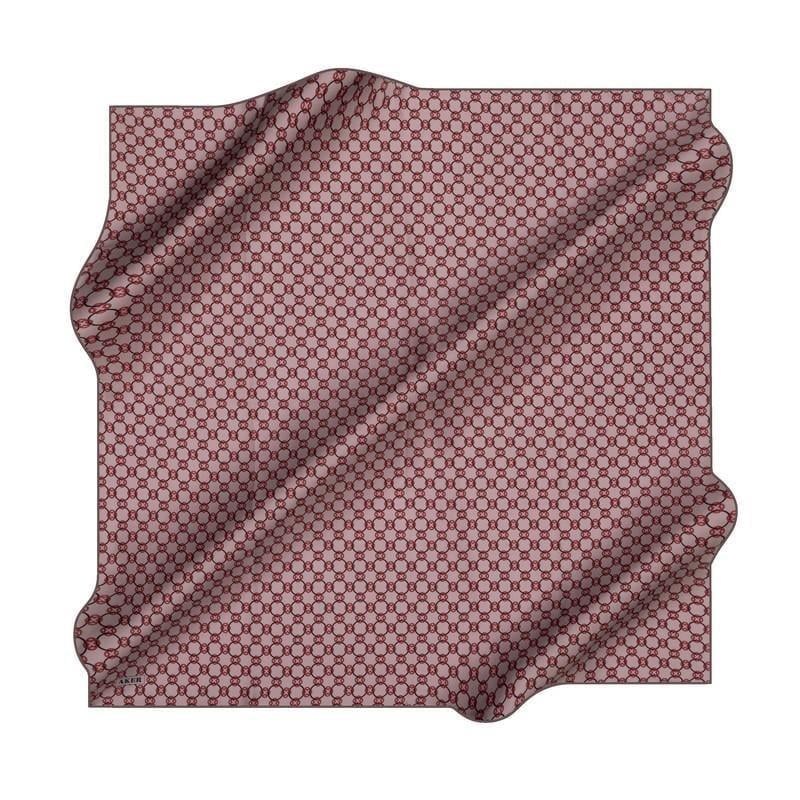 Aker İpek Eşarp - 8991713-931 Vizon Kırmızı Twill