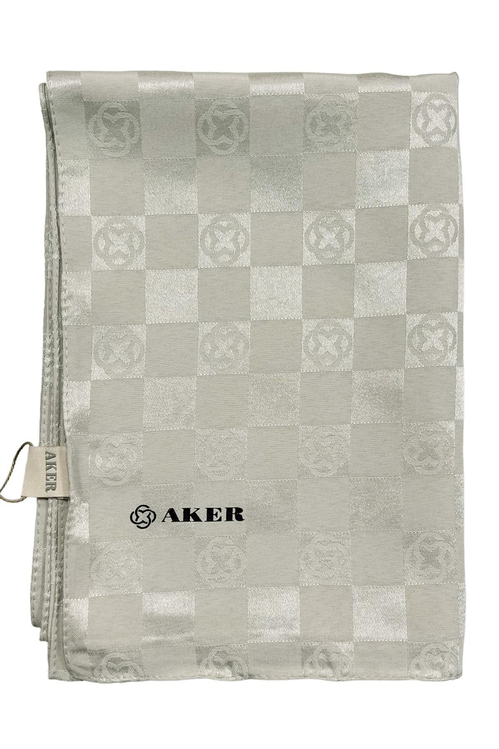 Aker Monogram Dama Şal - Açık Taş Rengi 933