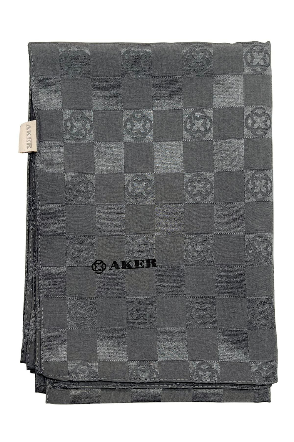 Aker Monogram Dama Şal - Füme 973