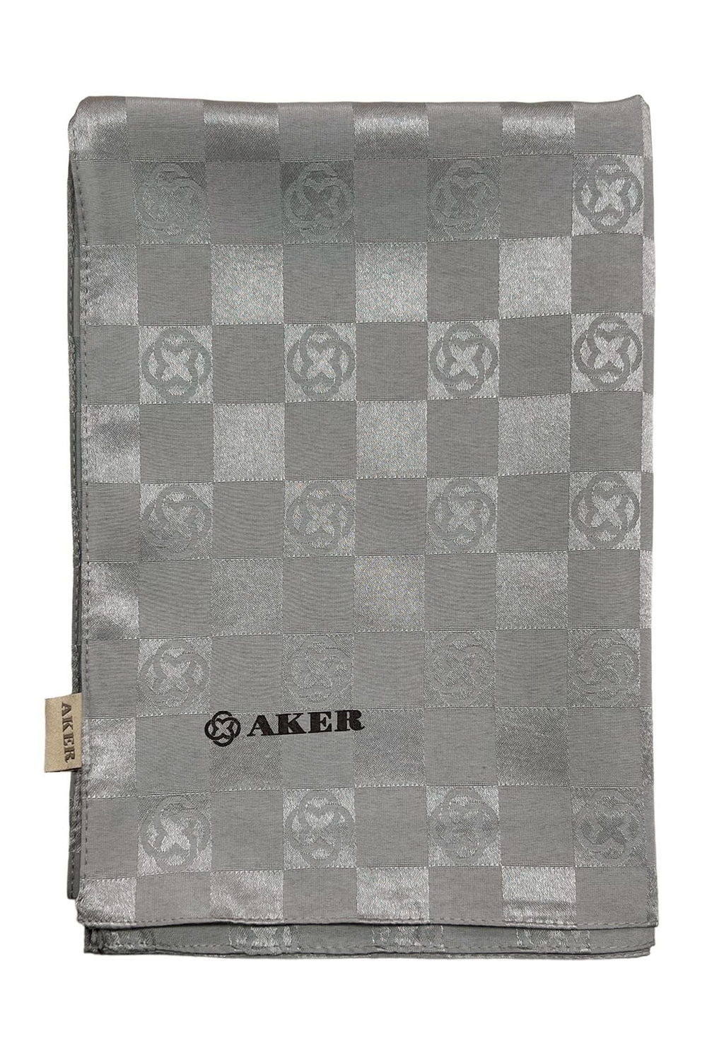 Aker Monogram Dama Şal - Gri 972