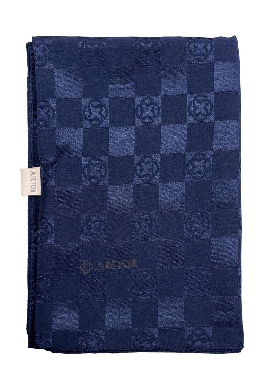 Aker Monogram Dama Şal - Lacivert 921