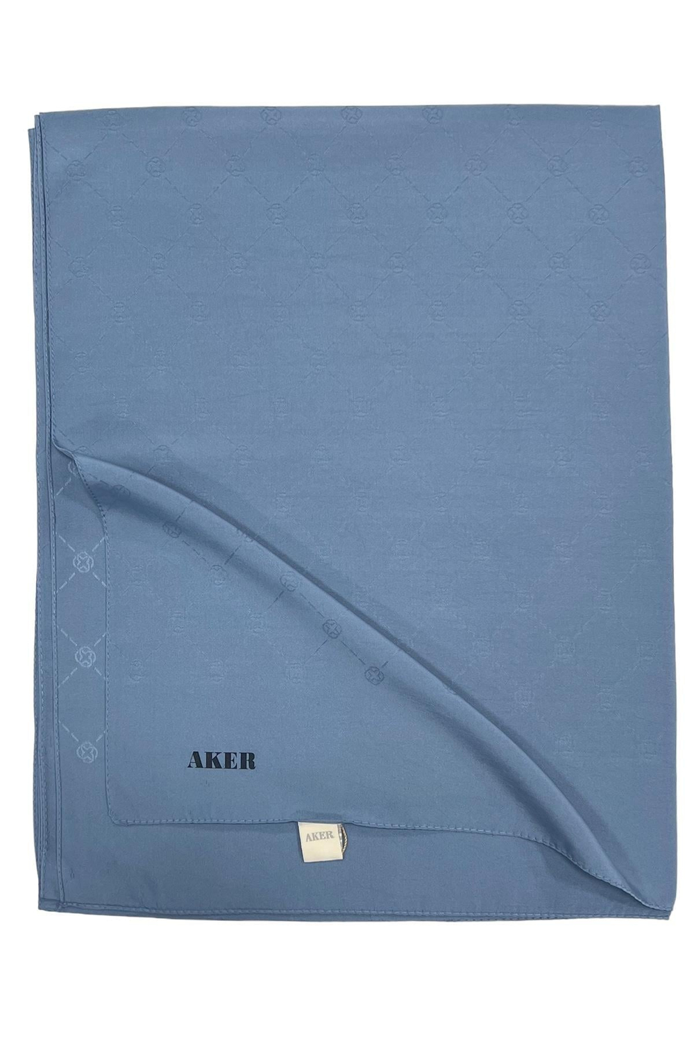 Aker Monogram Şal - Bebe Mavi 925