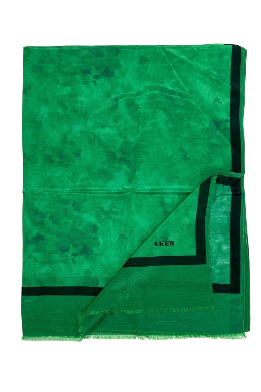 Aker Yaz Serinliği İpek Koton Şal - 7208777-458 Benetton Siyah