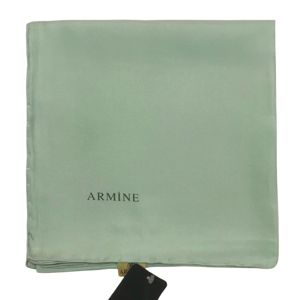 Armine Düz İpek Eşarp - 1248 Mint Twill