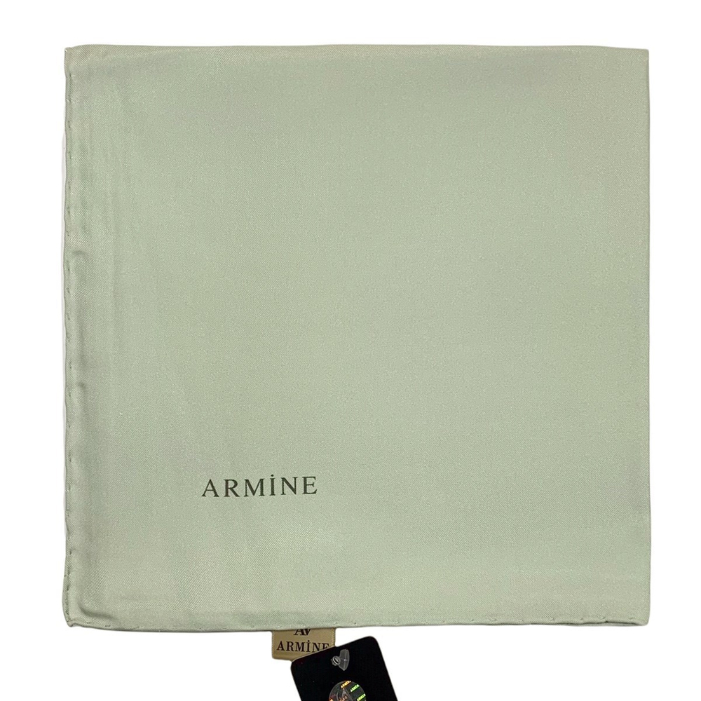 Armine Düz İpek Eşarp - 1372 Mint Twill