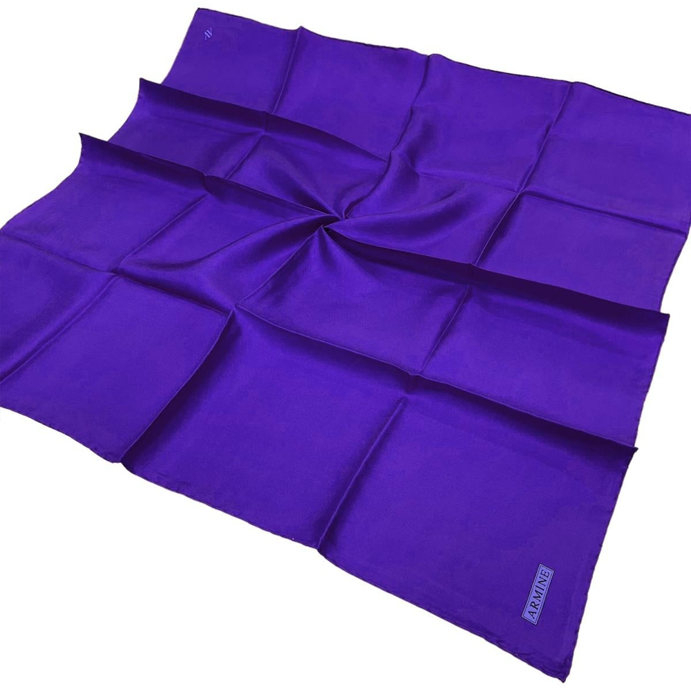 Armine Düz İpek Eşarp - 153 Saks Twill