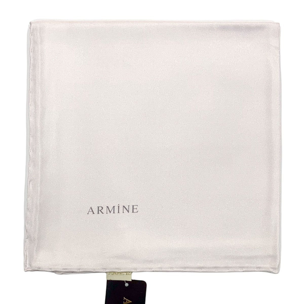 Armine Düz İpek Eşarp - 422 Beyaz Twill