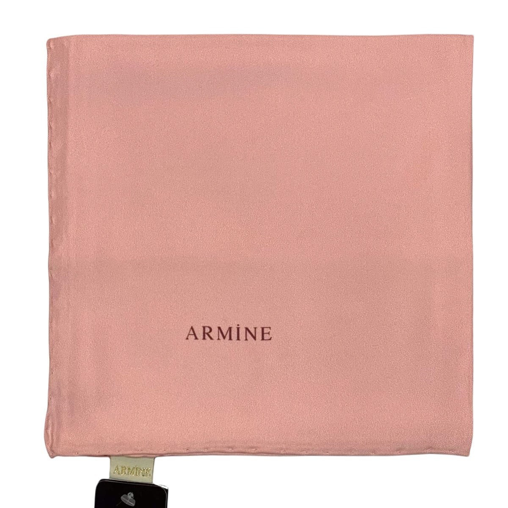 Armine Düz İpek Eşarp - 89 Pembe Twill