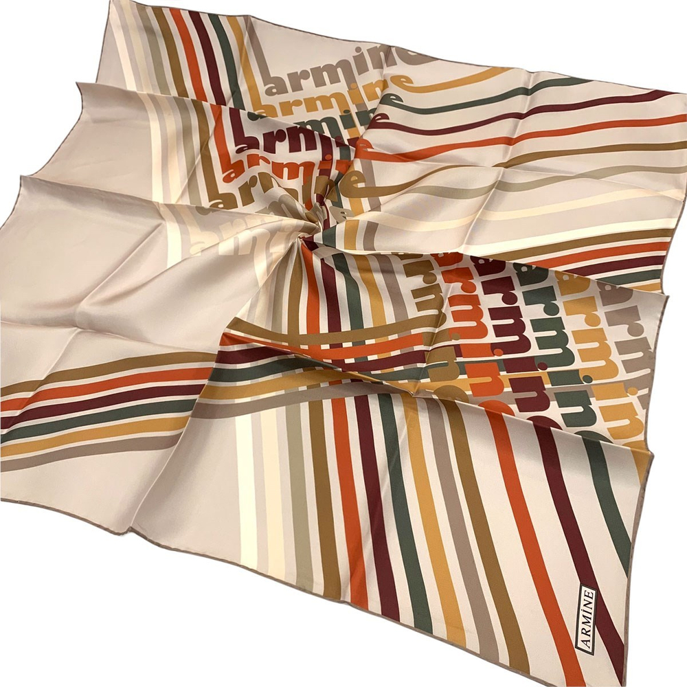 Armine İpek Eşarp 2022 Kış 8617-07 Twill