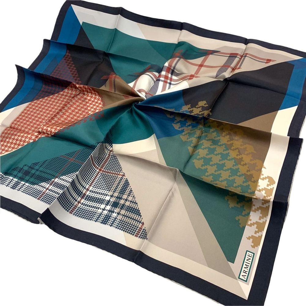 Armine İpek Eşarp 2022 Kış 8620-07 Twill