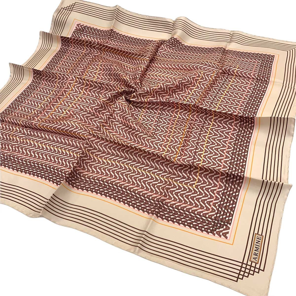 Armine İpek Eşarp 2022 Kış 8631-08 Twill