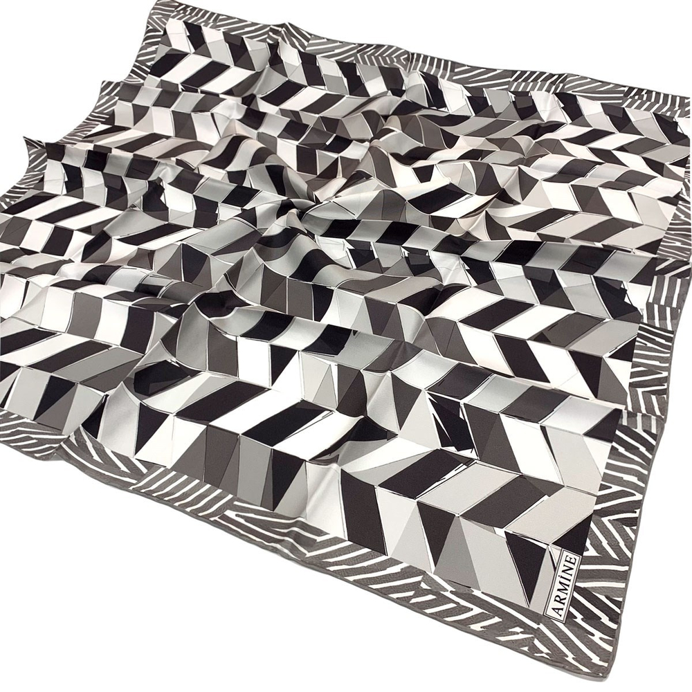 Armine İpek Eşarp 2022 Kış 8658-09 Twill