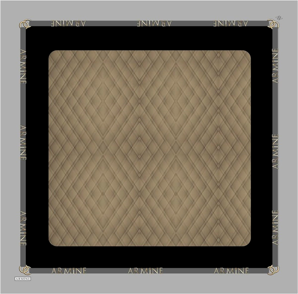 Armine İpek Eşarp 2023 Kış 8813-34 Twill