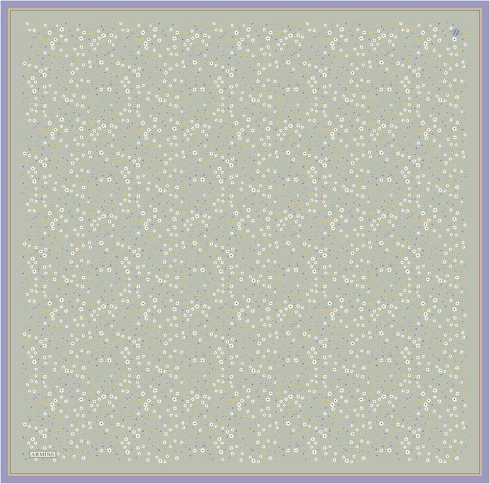 Armine İpek Eşarp 2023 Yaz 8900-20 Twill