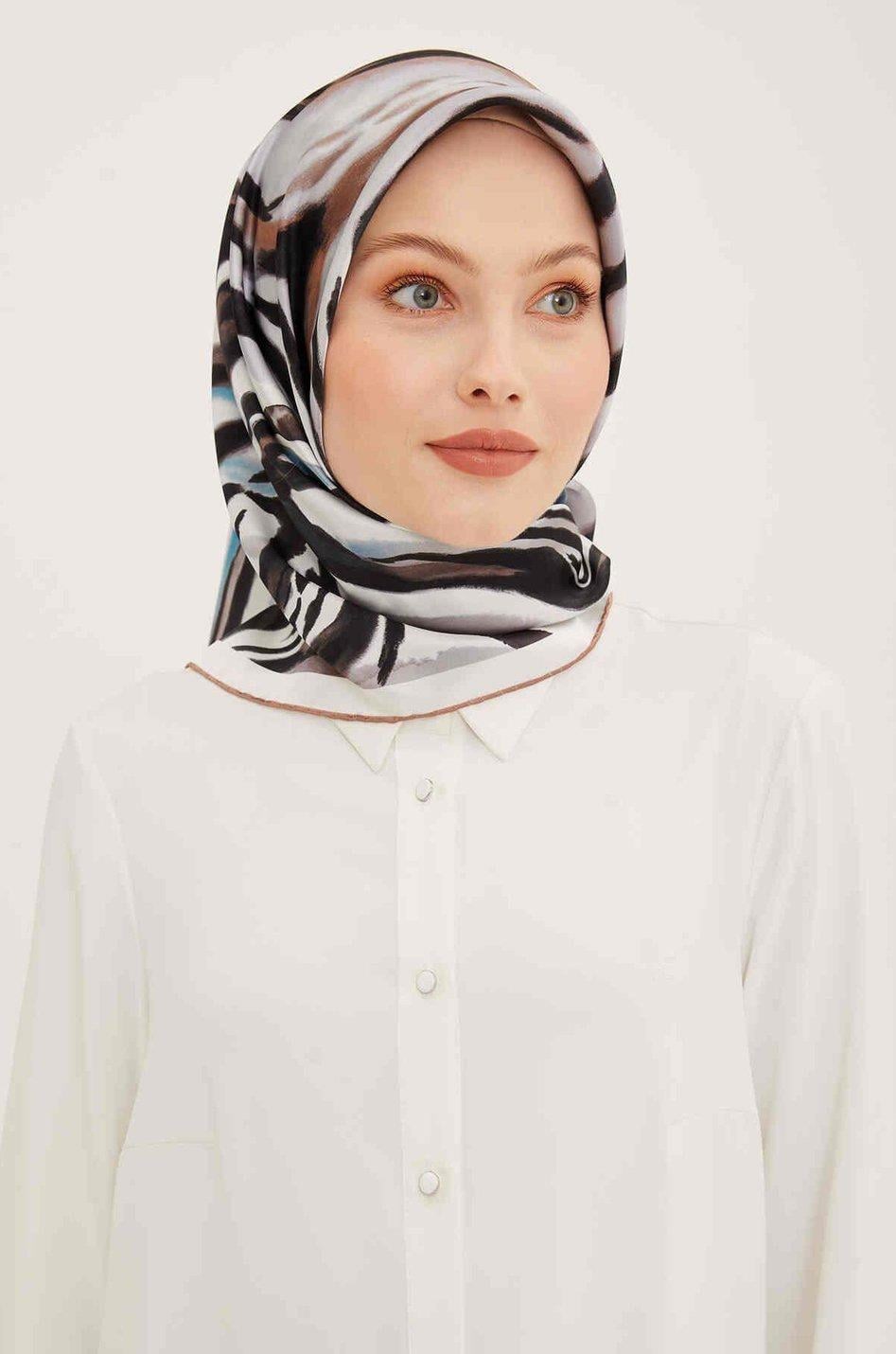 Armine İpek Eşarp 2023 Yaz 8929-50 Twill